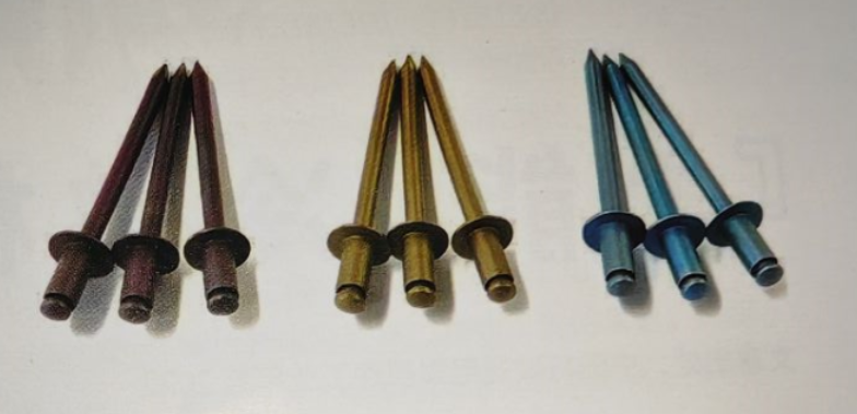 Nissen Rivet lanza el primer clavo de titanio de color de Japón